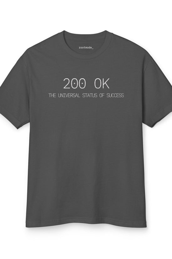 200 OK - Tech-Inspired Graphic T-Shirt