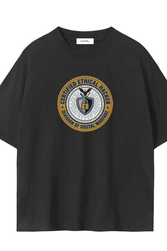 Certified Ethical Hacker T-Shirt | Cybersecurity Shirt | IT Professional Gift | Ethical Hacker Badge Tee | Tech Gift For Him