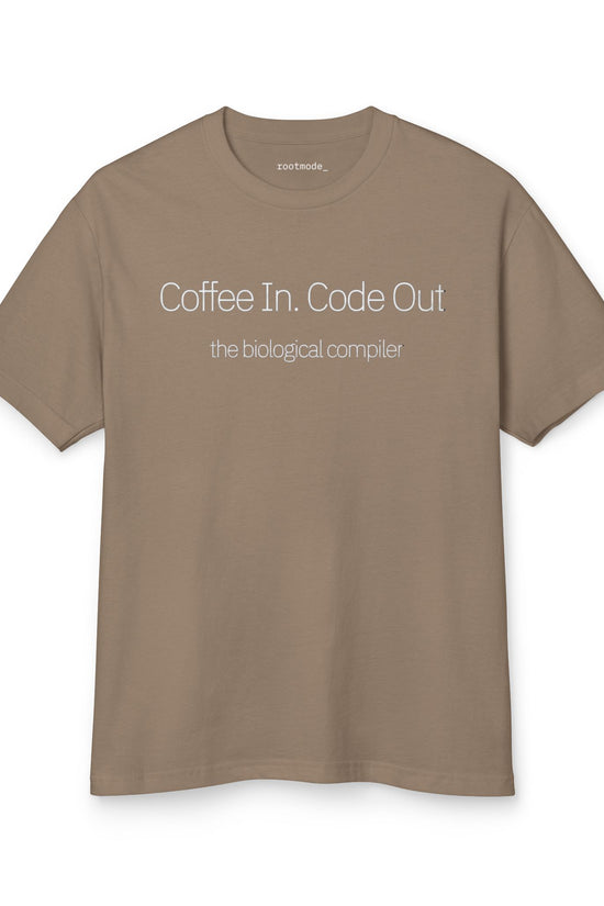 Coffee In- Tech-Inspired Graphic T-Shirt